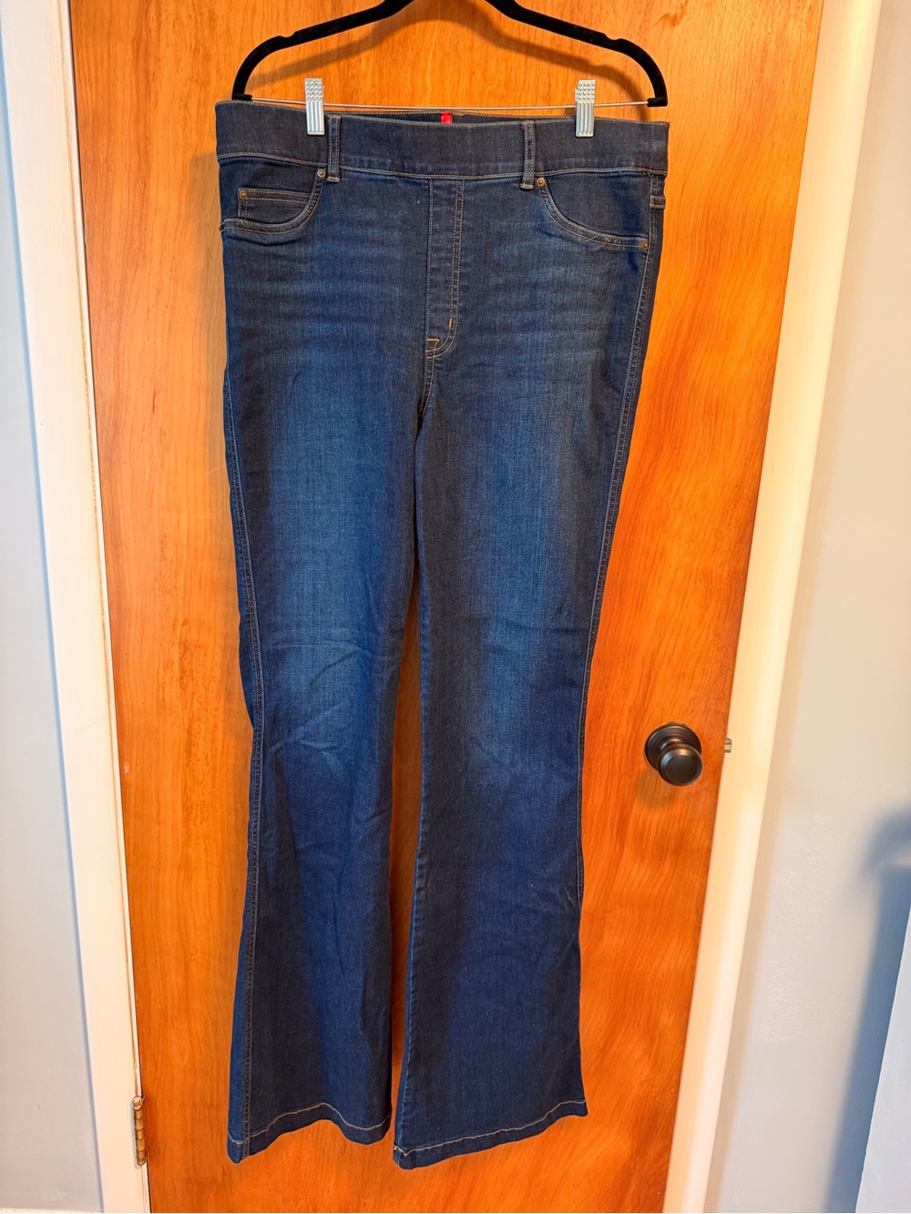 Spanx Women’s Flare Jeans, Midnight Shade
